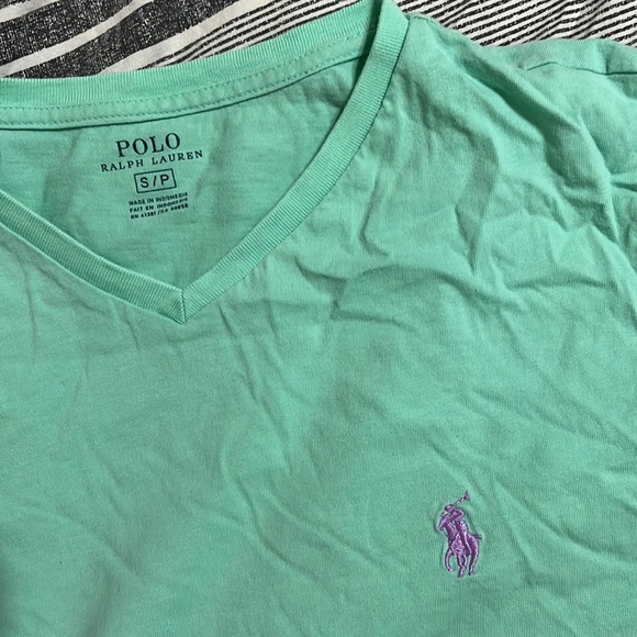 Polo Ralph Lauren Vneck Tee - Picture 1 of 2